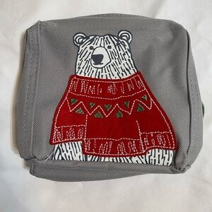 Thirty one bags Christmas littles carry all caddy bear cozy NWT